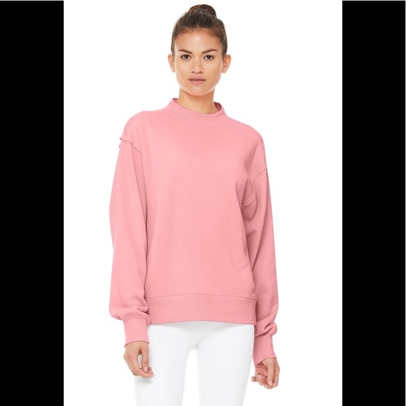 alo pink sweatshirt